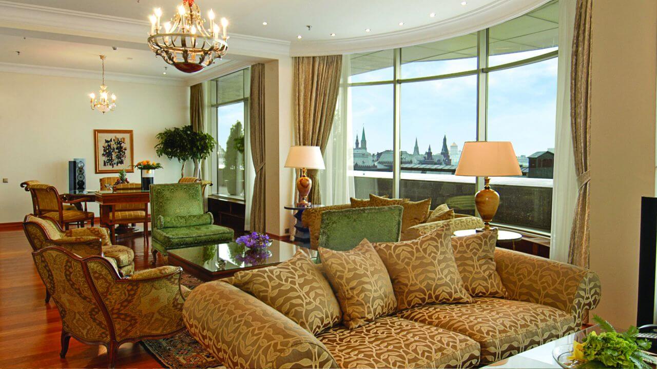 Apartmán hotelu Penthouse Ararat Park Hyatt. Zdroj obrázka: https://www.hyatt.com/en-US/hotel/russia/ararat-park-hyatt-moscow/mosph?stop_mobi=yes
